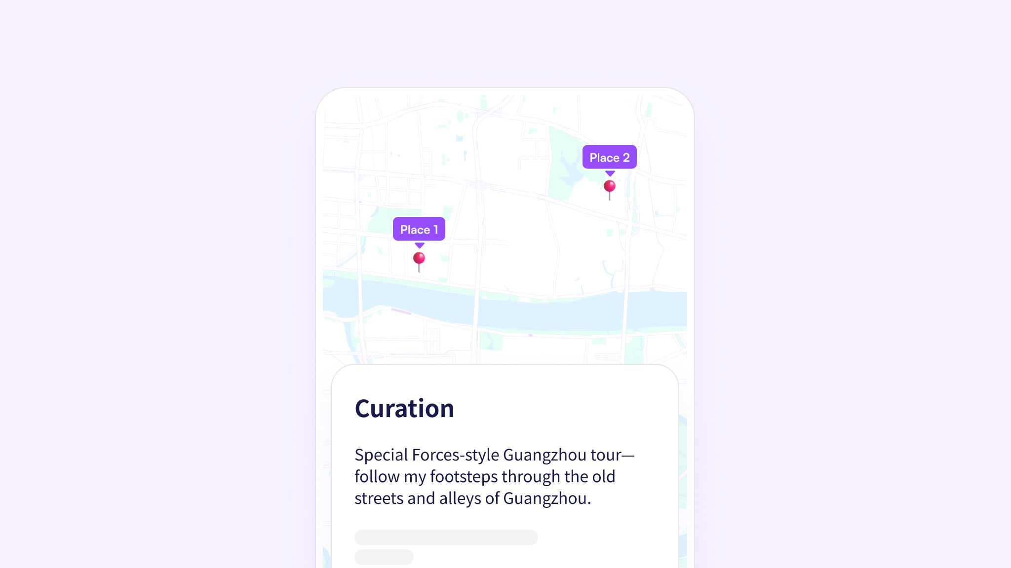 Craft map stories for your itinerary