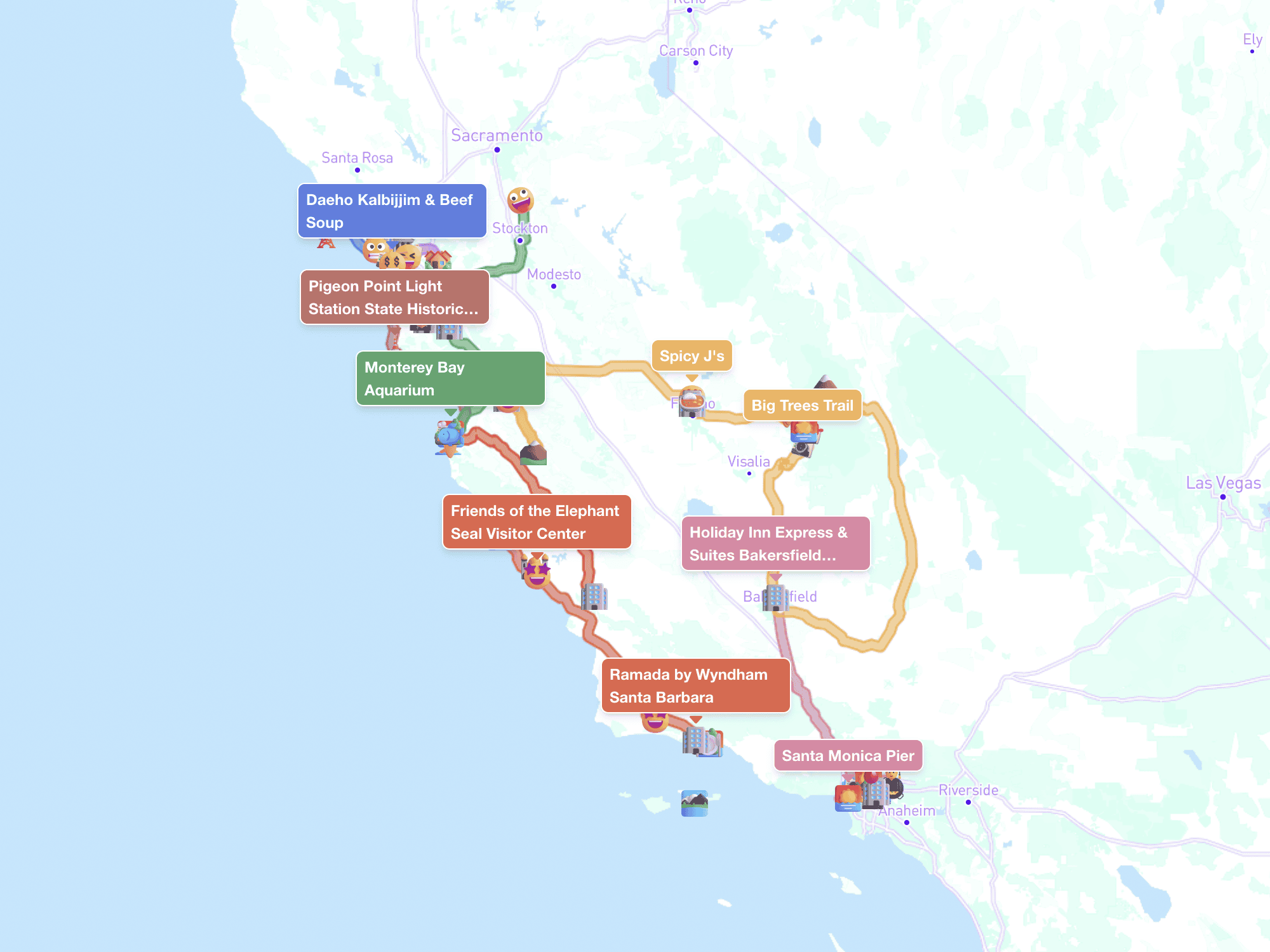 14-Day California Loop Itinerary