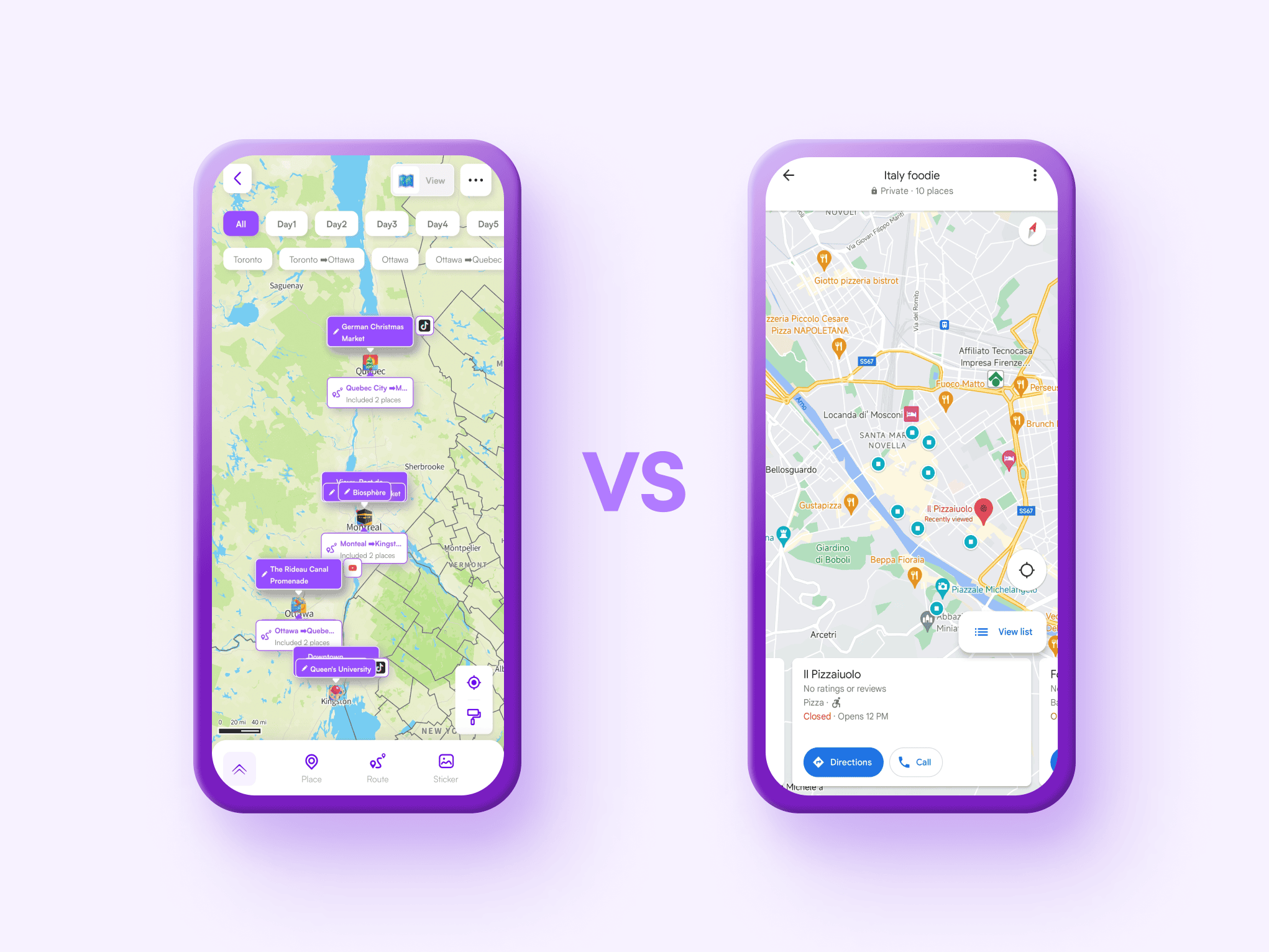 创作个性化地图的最佳选择 - exping vs Google Maps