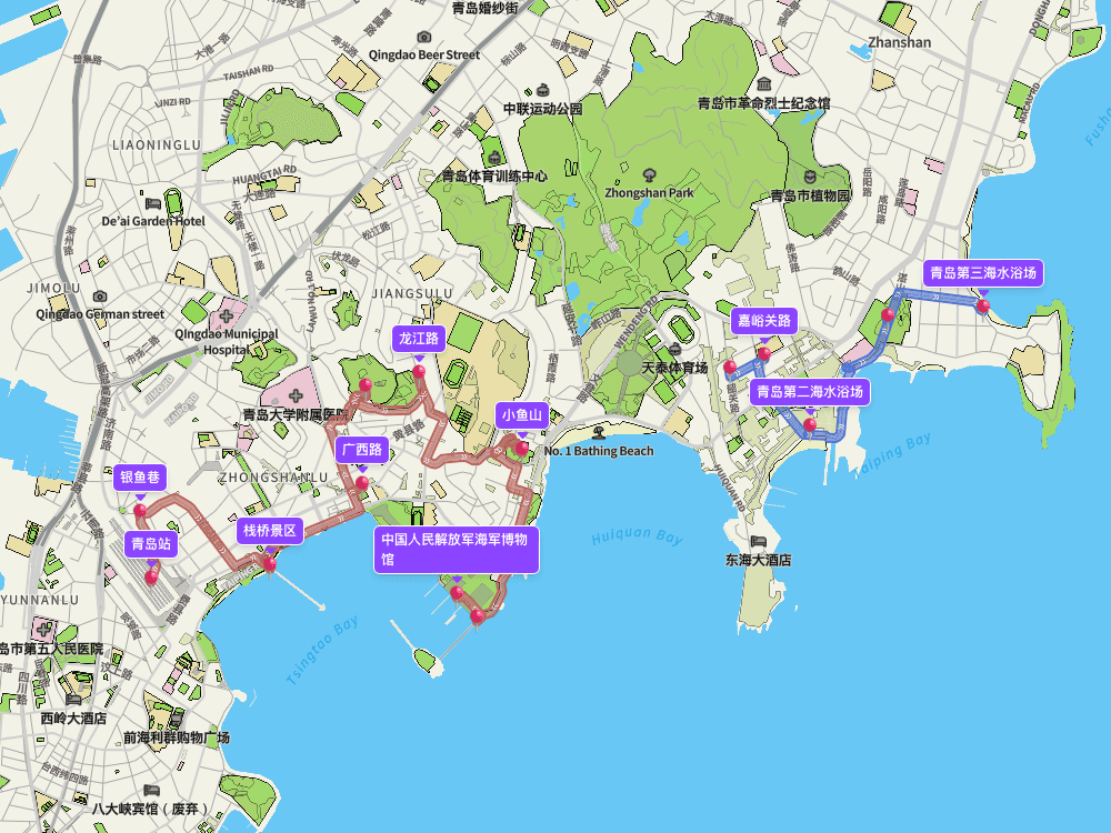 4 Stunning City Walk Routes in Tsingtao